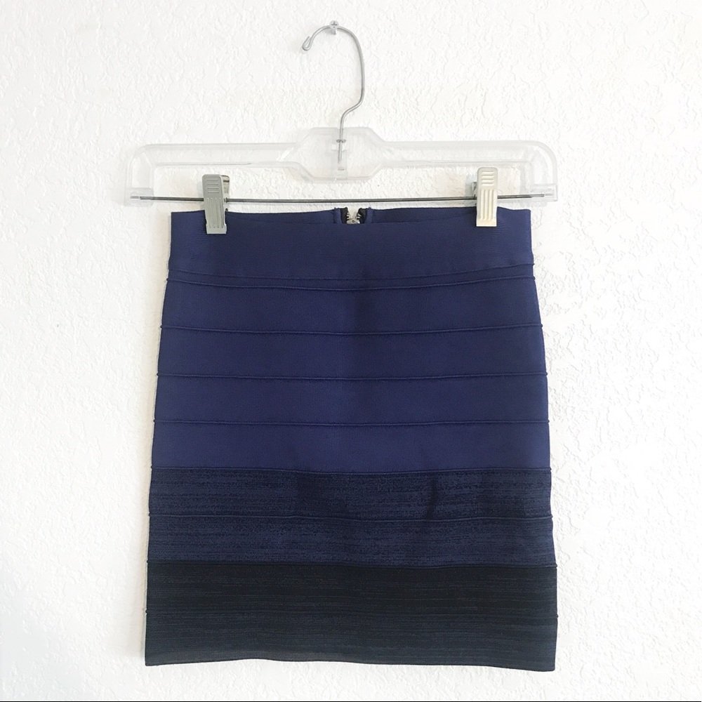 Guess Ombré Bandage Bodycon Skirt